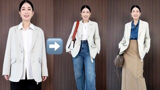 How to get rid of formality with light-colored suits