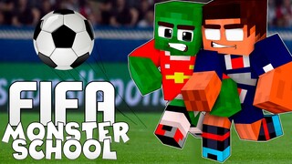 FIFA  WORLD CUP in MONSTER SCHOOL - Minecraft Animation