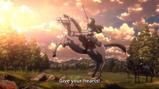 "SHINZOU WO SASAGEYO!" | Erwin Smith | Attack on Titan [Season 2] | Shingeki no Lines