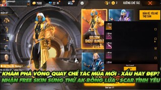 FREE FIRE | VÒNG QUAY CHẾ TÁC MÙA TIẾP THEO NHƯ THẾ NÀO - CÓ ĐẸP KHÔNG - FREE SÚNG THỬ NGON QUÁ!