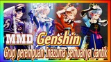 [Genshin, MMD] Grup perempuan Inazuma, semuanya cantik