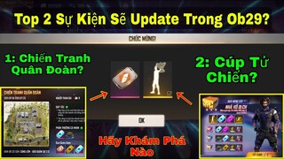 [Garena Free Fire]/Review 2 Sự Kiện Siêu Hot Sẽ Update Trong Ob29,Để Nhận Được Thẻ Đổi Tên Miễn Phí