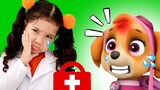 The Boo Boo Song - Patrulha Canina | Paw Patrol/ Miss Polly Had a Dolly Kids Song / Nursery Rhymes