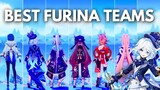8 STRONGEST TEAMS FOR C0 FURINA!!  [ Genshin Impact ]