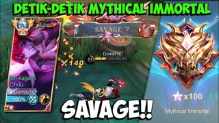 DETIK-DETIK MYTHICAL IMMORTAL BOWO YAGAMI SAVAGE!!! Mobile Legends