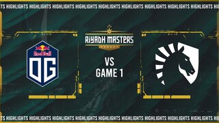 Game 1 Highlights: OG vs Team Liquid (BO2) | Riyadh Masters 2022 Group Stage