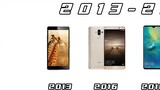 What is Huawei's mate series doing from 2013 to 2020?