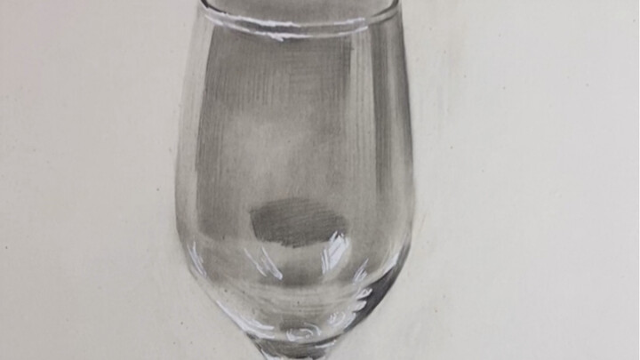 [Sketsa Benda Diam] Mengajari Anda Menggambar Gelas Anggur Bertangkai Tinggi