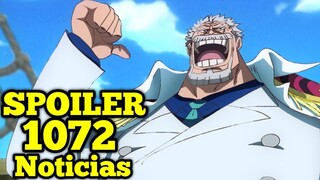 One Piece SPOILER 1072: NOTICIAS Y MAS (Se Adelanta la Fecha de salida.)