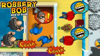 Robbery Bob - Smart Dog and Super Bob Gameplay Troll All Police Funny Part 20