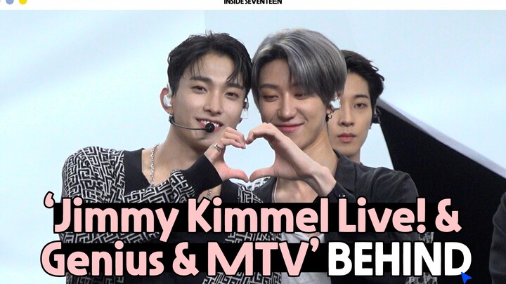 [INSIDE SEVENTEEN] Behind-the-scenes footage from ‘Jimmy Kimmel Live! & Genius & MTV’