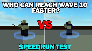 Archer vs Paintballer SPEEDRUN TEST | Tower Defense Simulator | ROBLOX