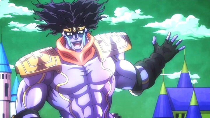 Star Platinum is invaded by the evil Jotaro