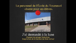 J'ai demandé à la lune version Du Tournesol