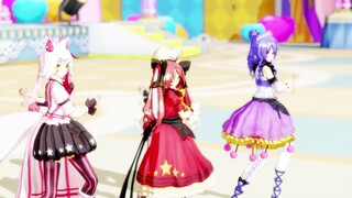 [fnaf mmd/fnafsl mmd]PONPONPON(Circus Baby,Ballora,Funtime Foxy,Minireena,Bonnet)1080p60fps