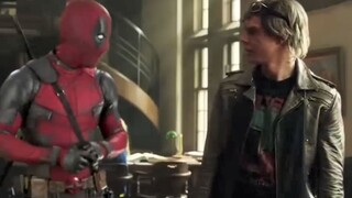 Quicksilver melawan Deadpool, tetapi dilecehkan dan ditangisi oleh Deadpool