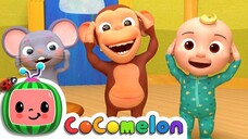 Head Shoulders Knees Toes CoComelon Nursery Rhymes Kids Songs_72
