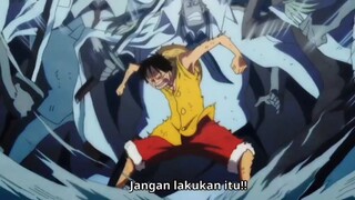 Haoshoku haki Luffy yang menakutkan