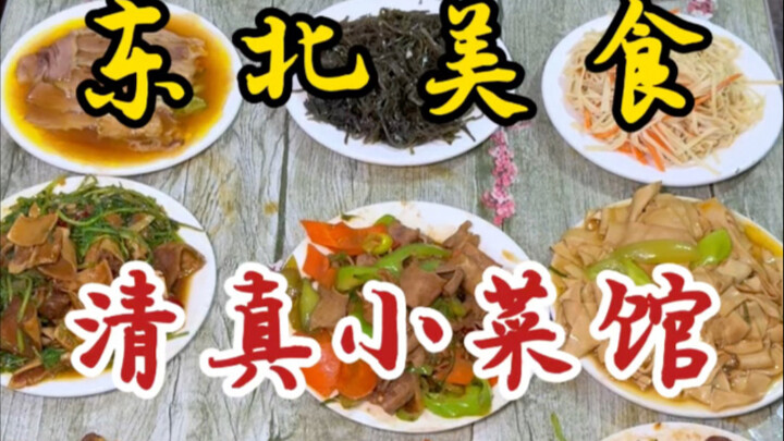 东北街头的清真小菜馆！100块钱点了12盘菜！这物价震惊南方人一整年！