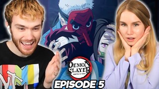 NEZUKO AWAKENS!! TANJIRO PASSES FINAL SELECTION!! Demon Slayer Ep. 5 REACTION