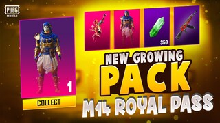 GROWING PACK NEW EVENT PUBG MOBILE | GET FREE 35 CYSTALS | FREE LEGENDARY OUTFIT AND AKM GUN