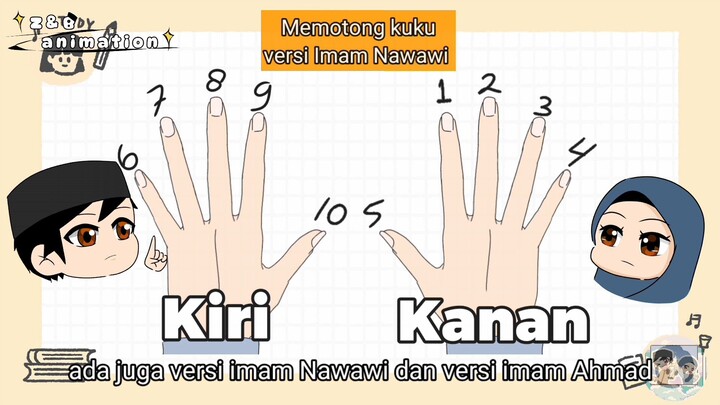 Urutan memotong kuku dalam Islam ✨ (End) Animasi lucu//Animasi lokal//Animasi edukasi 👍