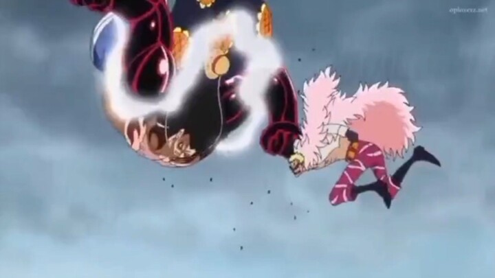 anime one piece Luffy vs zoro vs vegeta