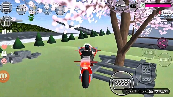 bawa motor nya kek mana woy || sakura school simulator