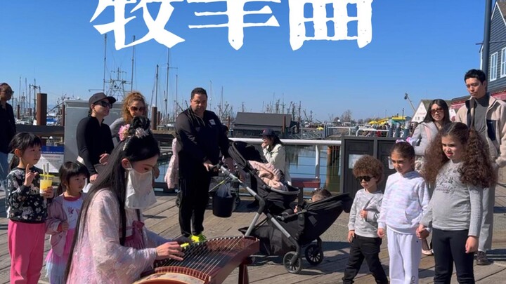 บทเพลงกู่เจิงผสมผสานตะวันออก-ตะวันตกบนท้องถนนต่างแดน: “เพลงเลี้ยงแกะ” หวนคิดถึงบทคลาสสิกแห่งวัดเส้าห