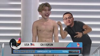 【ทีมปลาทอดฟิลิปปินส์】คุนคุนใช้ท่ากระโดดน้ำจิตวิญญาณเพื่อแก้แค้นคำดุด่าของโค้ชปากเสีย