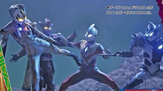 特利迦奥特曼vs. 黑暗三巨人&哥尔巴（高清图）