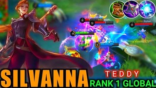 World Rank No.1 Silvanna Full Gameplay by TEDDY | Mobile Legeds Bang Bang