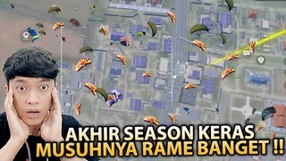 NGERI !! AKHIR SEASON MUSUHNYA KERAS AIM GHOIB , TURUN EVENT MUSUHNYA RAME BANGET ?! - PUBG MOBILE