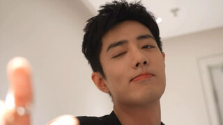 Ahhhhh, a surprise has arrived!!! Xiao Zhan was so tempting when he blew his hair!!! Zhan Zhan beat 
