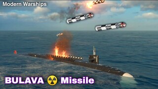 Modern Warships: BULAVA ☢️ missile in action.