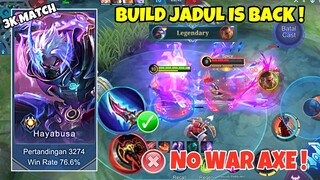 Wajib Coba ! Build JADUL HEPTASEAS Tanpa WAR AXE Auto BURST ! Stenly Hayabusa Gameplay !