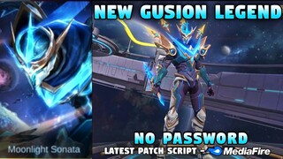 New Voice Gusion Legend Skin Script No Password | Full Sound & HD Effects w/ Sharebackground | MLBB