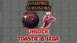 Vampire Survivors, Unlock Toastie & Leda Full Guide, Secret Characters