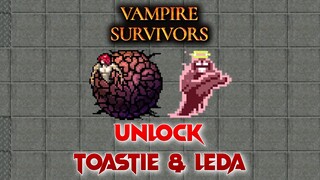 Vampire Survivors, Unlock Toastie & Leda Full Guide, Secret Characters