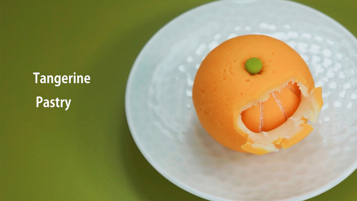[Ẩm thực] Điểm tâm Nhật Bản - bánh Wagashi hình trái quýt mật(>_<)～