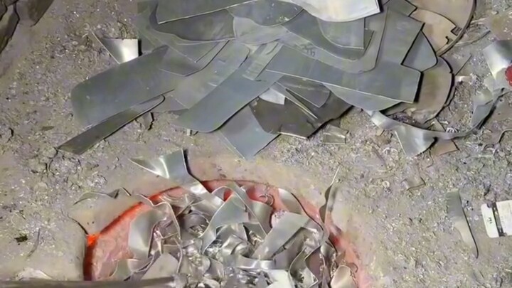 Giant Aluminium Pots Recycling into Useful Utensils#factory#metal