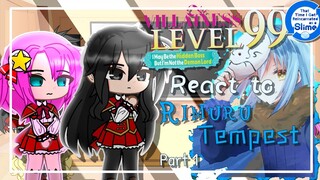 Villainess Level 99 React to Rimuru「Part 1/?」