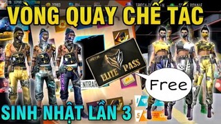 Free Fire | Vòng Quay Chế Tác Mới Phong Cách Hề Sự Kiện Kỷ Niệm Sinh Nhật Lần 3 Của Free Fire