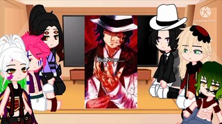 {• uppermoons react to demon tanjiro •} || demon tanjiro au || •yukii Au•