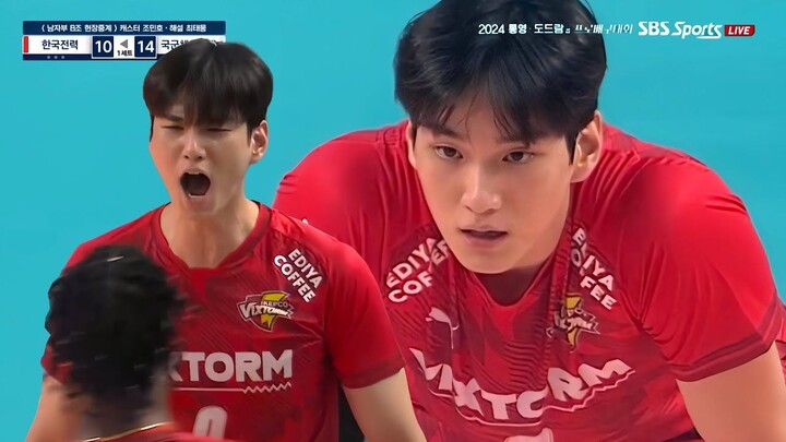 [2024.09.22] 2024 통영·도드람컵 프로배구대회 𖤐  한국전력 vs 국군체육부대 CUT #임성진 #limsungjin