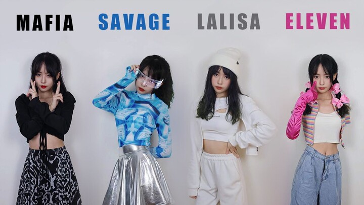 【氵】ใช้เสียงบางอย่างเปลี่ยนเสื้อผ้าและเปิดรีเมค 4 เพลงฮิตติดชาร์ตของ Kpop ปี 2021