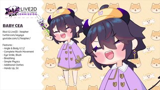 【Showcase】Baby Cea Live2D Model