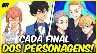 O FINAL DOS PERSONAGENS DE TOKYO REVENGERS! AS PROFISSÕES DE CADA UM!