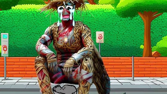 Ultraman Tiga tidak memiliki cahaya dan tidak dapat lagi melindungi bumi.