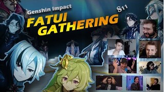 "FATUI" | Teyvat Chapter Interlude Teaser: A Winter Night's Lazzo | Genshin Impact | REACTION MASHUP